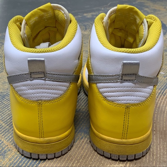 Nike Air Dunk Yellow 318676-101 Size 7 High Women’s - Picture 5 of 8